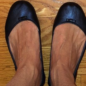 Bloch Navy Blue Roll Up Ballet Flats